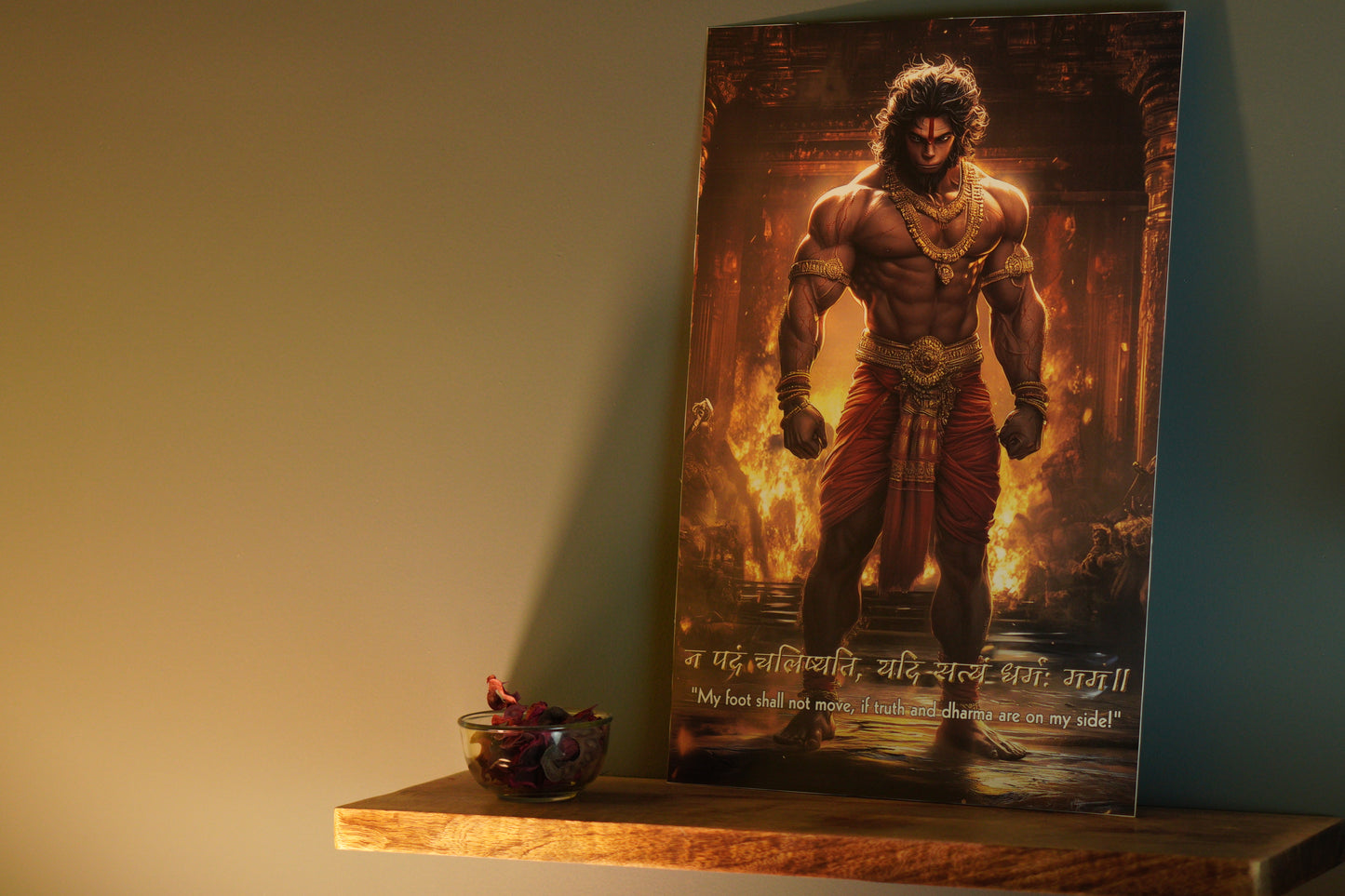 Ramayan Angad Premium Wall Poster 8K | Motivational and Spritual Poster