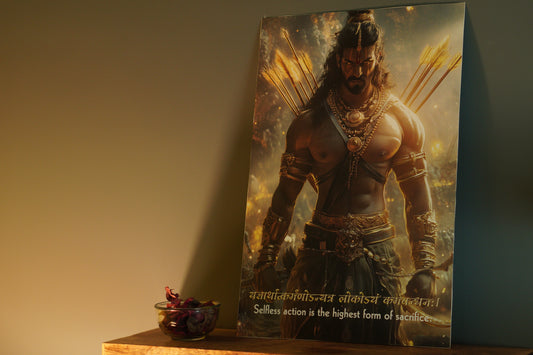 Mahabharat Barbareek Premium Wall Poster 8K | Motivational and Spritual Poster