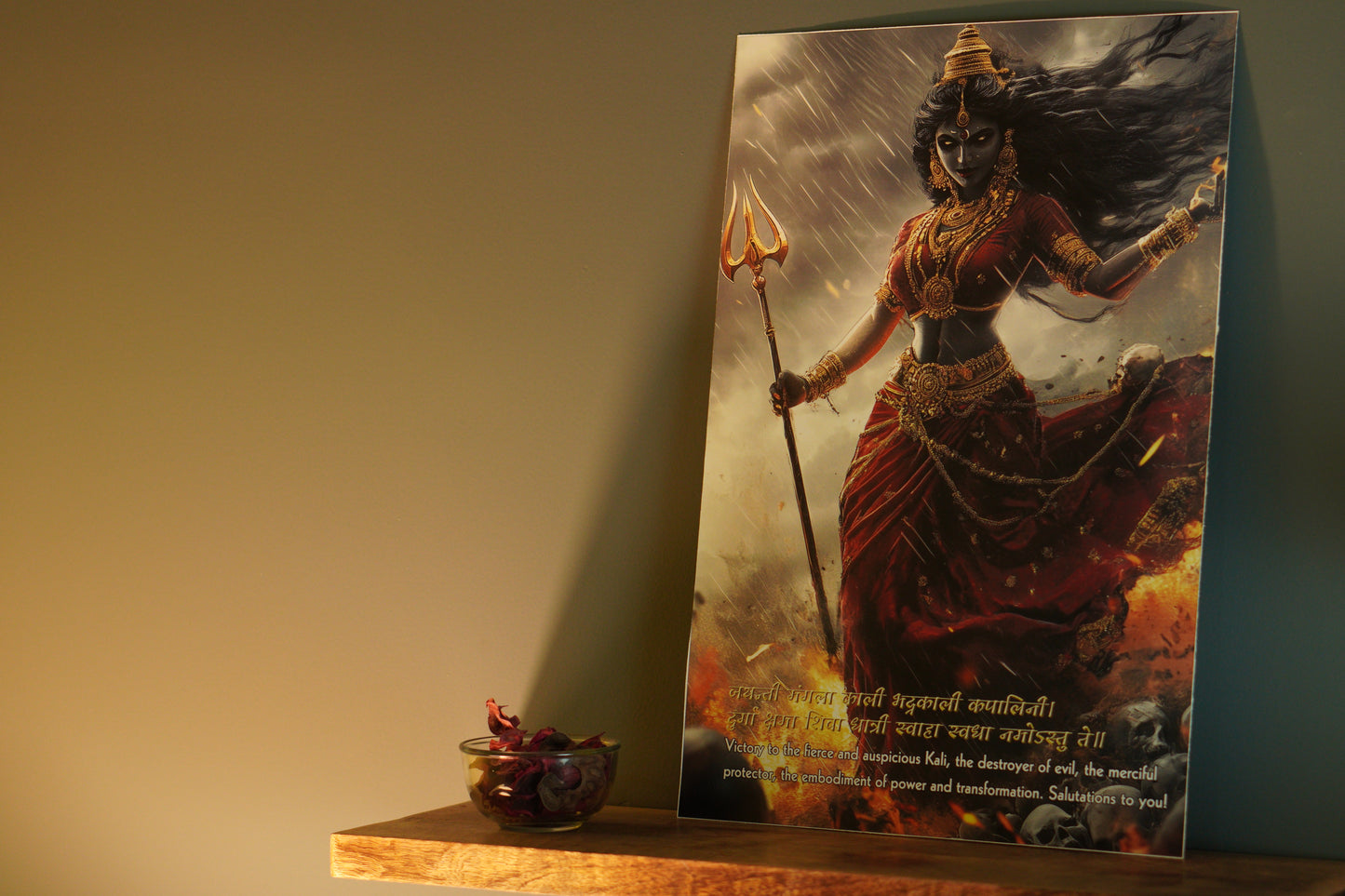 Kaali Mata ji Premium Wall Poster 8K | Motivational and Spritual Poster