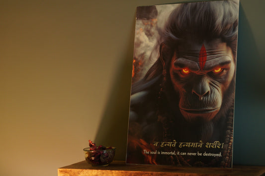 Hanuman Ji 8K Hd Wall Poster for Room | Motivational and Spritual Poster
