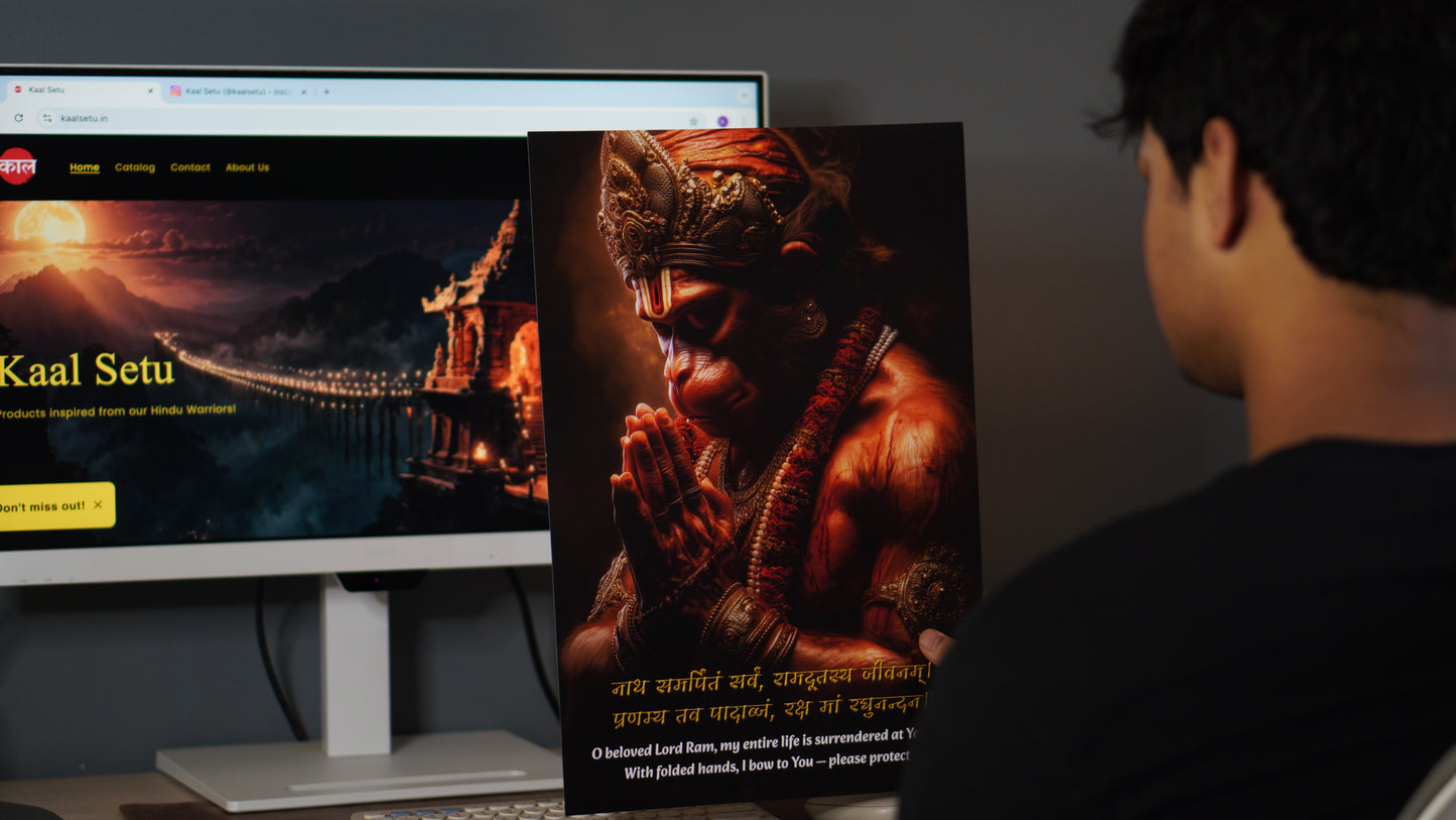 Hanuman Ji Thinking about Shree Ram