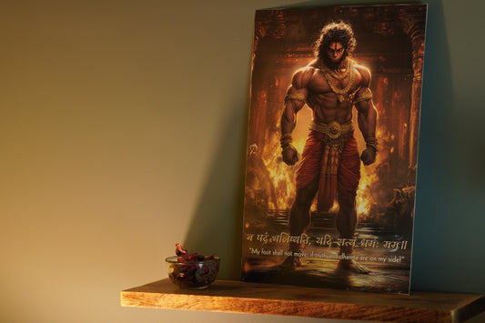 Ramayan Angad Premium Wall Poster 8K | Motivational and Spritual Poster