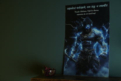 Ghatotkacha Premium Wall Poster 8K | Motivational and Spritual Poster