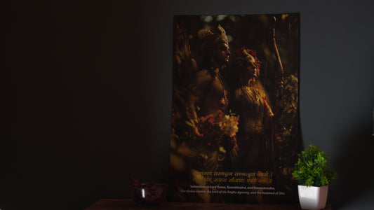 Siya Ram | Sita Ram Ji 8k High Quality Poster